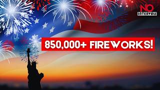 850,000+ Explosions! America’s Massive World-record Fireworks Plot For July 4th | No Intervals