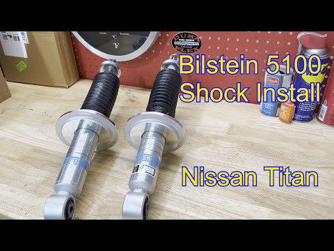 Bilstein 5100 shocks on Nissan Titan