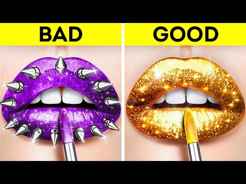 GOOD VS BAD ART CHALLENGE || Fun & Easy Drawing Hacks for Beginners by 123 GO!