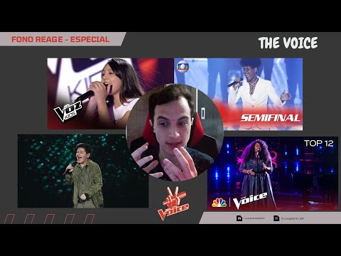 FONO REAGE ESPECIAL #04 - THE VOICE PELO MUNDO!? "COMPILADO".