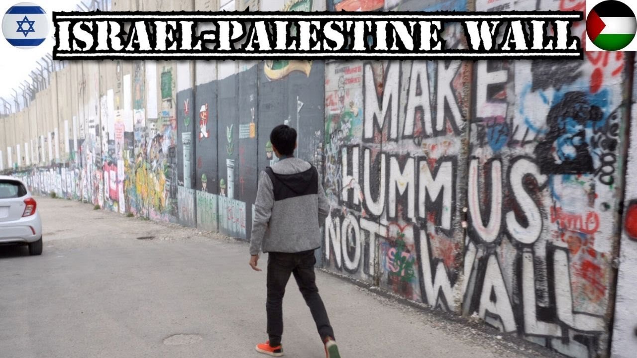 WALL BETWEEN ISRAEL 🇮🇱 & PALESTINE 🇵🇸