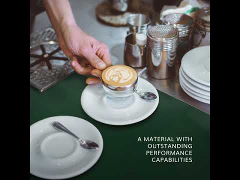 White Corian Kitchen Countertop, 12 mm, Acrylic