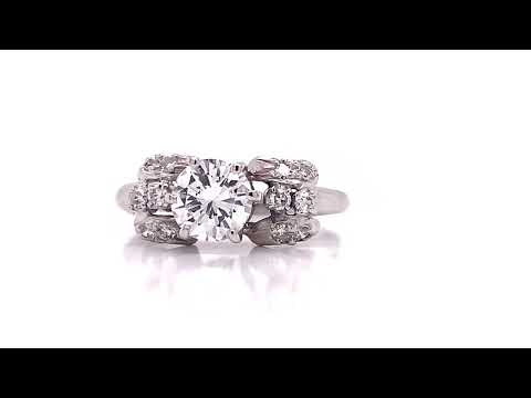Platinum Fancy Diamond Ring X1458B