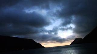 preview picture of video 'Eclipse 2015, Klaksvík, Faroe Islands'