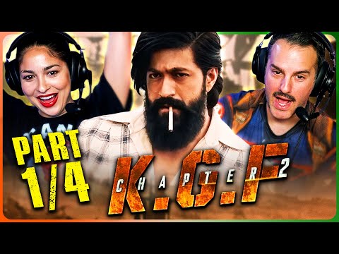 KGF: Chapter 2 Movie Reaction Part 1/4! | Yash | Sanjay Dutt | Raveena Tandon | Srinidhi Shetty