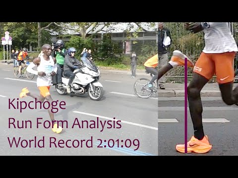 Berlin Marathon 2022 Kipchoge Run Form Analysis World Record 2:01:09