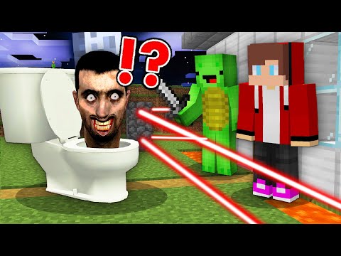 Scary SKIBIDI TOILET and AGENT CAMERAMAN vs JJ and Mikey Security Base in Minecraft Challenge Maizen