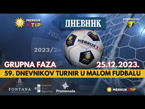 59. Dnevnikov turnir - ponedeljak 25.12.2023., (Ostale kategorije, grupna faza)