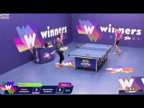 WINners CUP table 2  28.10 Liman Aleksandr - Kolomiets Vladimir  21:45