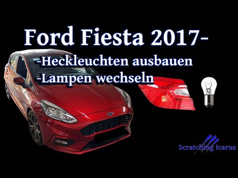 Ford Fiesta MK8 2017- Rear light/tail light removal and bulb replacement - Tutorial