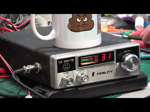 Fidelity CB1000FM ex scrap set On The Air Test UK CB27/81