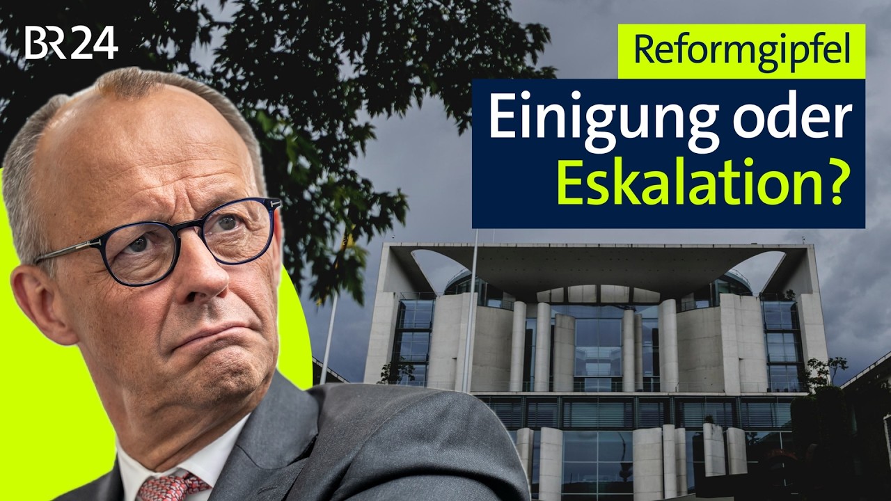 Einigung oder Eskalation: Arbeitgeber und Gewerkschaften im Kanzleramt | BR24