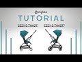 миниатюра 2 Видео о товаре Коляска прогулочная Cybex Eezy S Twist+ 2 BLK (с дождевиком и бампером), Lava Grey (Серый)