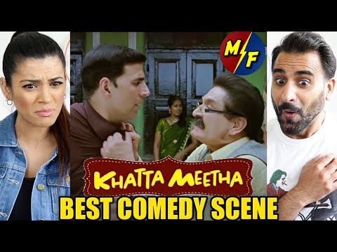 KHATTA MEETHA Best Comedy Scene REACTION!! | Akshay Kumar | Rajpal Yadav | Asrani