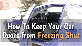 How To Keep Your Car Door from Freezing Shut During Winter