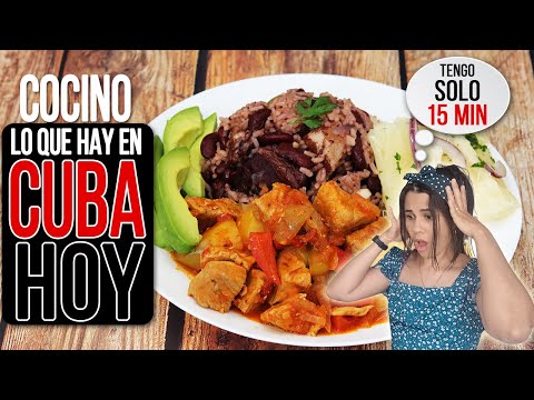 😱 Menú CUBANO en 15MIN 🇨🇺► TRUCOS para Cocinar Rápido antes que se VAYA LA LUZ