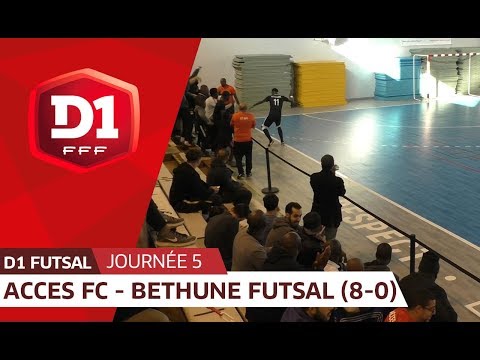 J5 : Acces FC - Bethune Futsal (8-0), le résumé