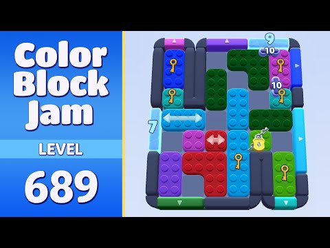 Color Block Jam Level 689 | Every Puzzle Solved! 🎯