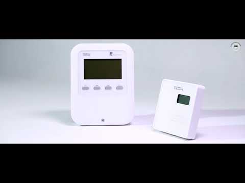 TECH STEROWNIK MODUŁ WIFI OT OPENTHERM + BIAŁY STEROWNIK R-8B