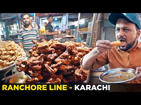 Ranchore Line Street Food in Old Karachi | Sitara Market ki Indian Saree and Idols Shops, Pakistan