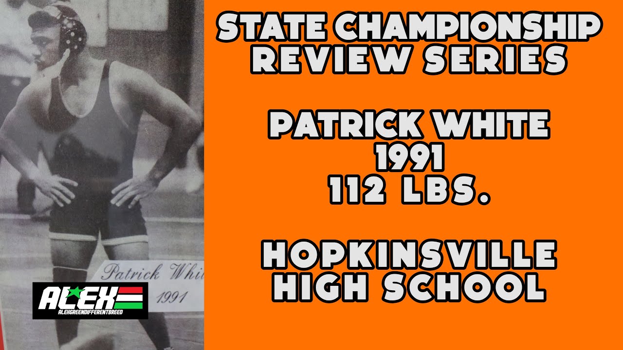 State Wrestling Championship match review w/ Patrick White (Hopkinsville; 1991 112 lbs.)