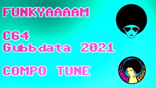 Funkyaaam C64 Gubbdata SID Compo Tune 8bit  [Oscilloscope View] 8580 real recording chiptune!