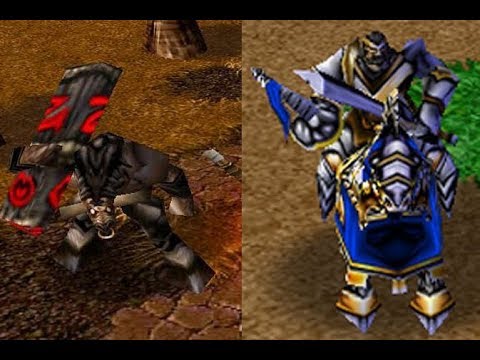 Knight vs tauren 7 Round comparision| | Human vs Orc | FHD 1080P | Warcraft III 1.29