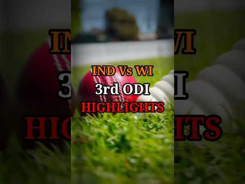 India Vs West Indies 3rd ODI Highlights | भारत और वेस्टइंडीज मैं से कौन जीता?🤔😱| #viral #shorts #ipl