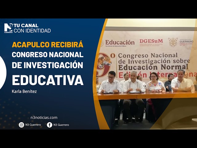 Acapulco recibirá congreso nacional de investigación educativa