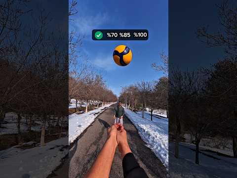 %30’dan %100’e Karda Voleybol  ❄️🏐 #volleyball #voleybol #shorts