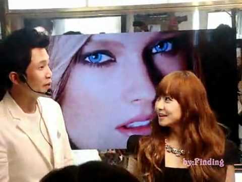 [f(x) Victoria] Estee Lauder Event - Fancam 110508