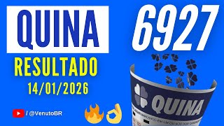 Download lagu 🍀 RESULTADO QUINA 6927 HOJE (14/01/2026) | Sorteio Concurso 6927 mp3