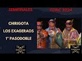 1º PASODOBLE CHIRIGOTA LOS EXAGERAOS SEMIFINALES (CON LETRA) COAC 2024