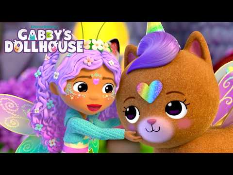 Gabby Visits ✨FAIRYLANDIA✨ + More Gabby's Dollhouse Adventures 😻 Cartoons for Children 😻