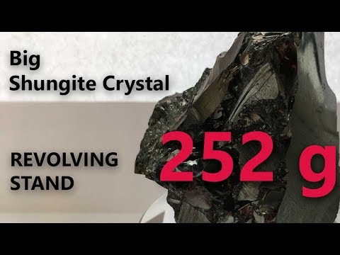 Big Elite Shungite Crystal 252 Grams (Exhibition Stand)