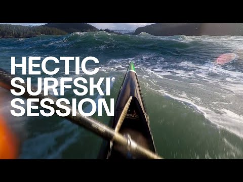 Surfski chaos in Deception Pass!