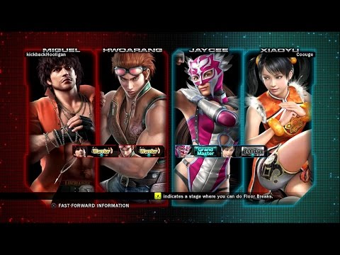 301 - Tekken Tag Tournament 2 - Coouge (Jaycee/Xiaoyu) vs kickbackHooligan (Miguel/Hwoarang)