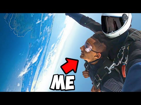 I FORCED My Friends To Go SKYDIVING!!