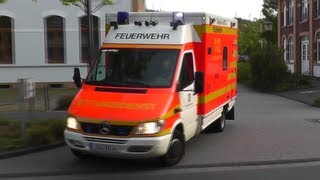 preview picture of video 'RTW 1 (a.D.)  Feuerwehr Hennef/Sieg (HD)'