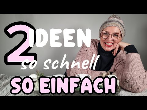 DIY - VERY EASY AND QUICK - TWO VARIATIONS