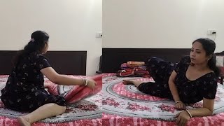 Indian housewife morning bed cleaning vlog/new bed