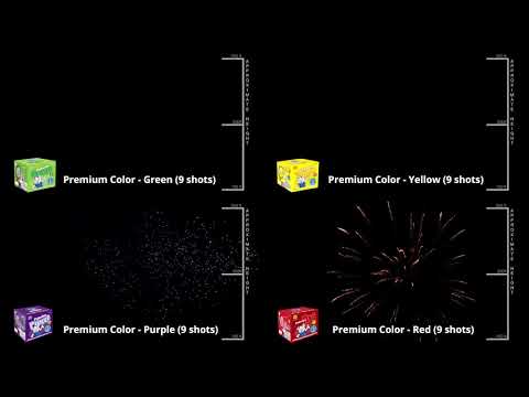 Premium Color - 500 Gram Assortment - Sky Bacon Fireworks