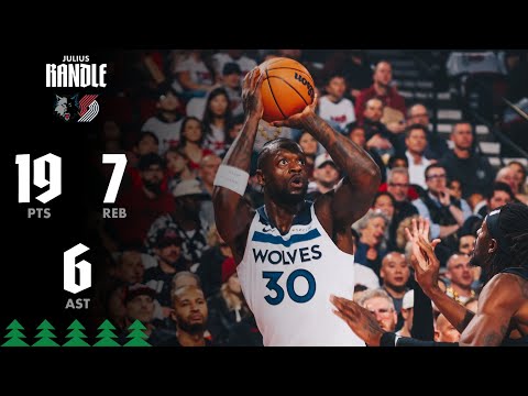 Julius Randle 19 Points Vs The Portland Trail Blazers | 10.22.25