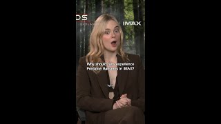 everyone needs to see #Predator in IMAX because Elle said it was epic 🙂‍↕️