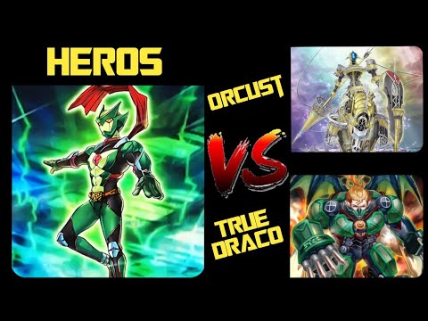 Yu-Gi-Oh! Be a Better Hero Player Gameplay Tips!! Master Duel - Heros vs Orcust and True Draco!!