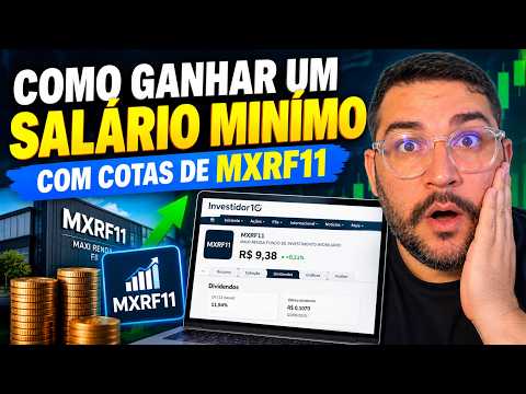 R$ 1.621 POR MÊS COM MXRF11: QUANTAS COTAS VOCÊ PRECISA?