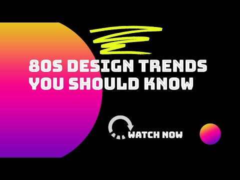 80s Design Trends: All About 80s Design Style, Fonts, Poster Design