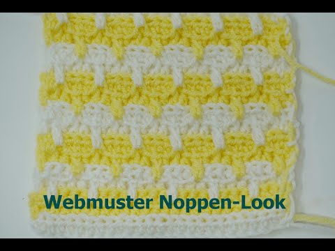 Weaving pattern for crochet baby blanket