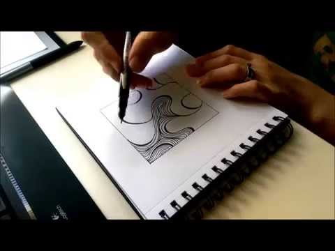 Psycho Lines Doodle Art Tutorial HD [No sound...