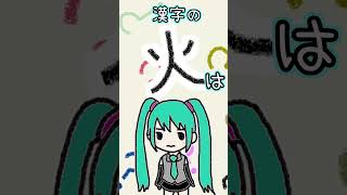 漢字の「火」は何に見える？